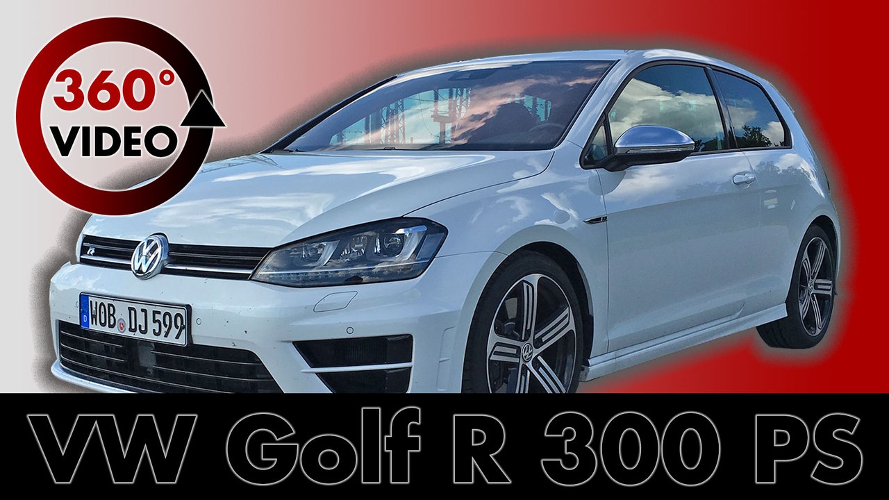 360 testdrive: VW Golf R 2016 300 PS AWD Country Roads
