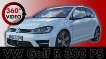 360 testdrive: VW Golf R 2016 300 PS AWD Country Roads