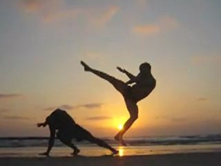 capoeira  sur la plage tel aviv