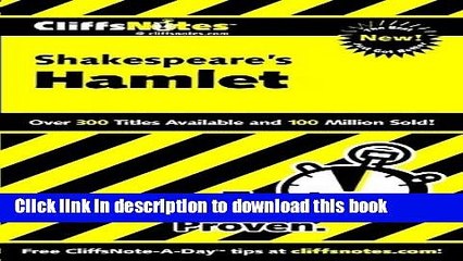 [PDF]  CliffsNotes on Shakespeare s Hamlet  [Download] Online