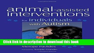 Download Animal-assisted Interventions for Individuals with Autism Ebook Free