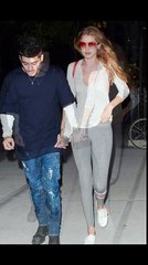 Zayn Malik and Gigi Hadid are seen in Soho in New York City.