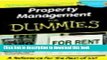 [Read PDF] Property Management For Dummies (For Dummies (Computer/Tech)) Free Books