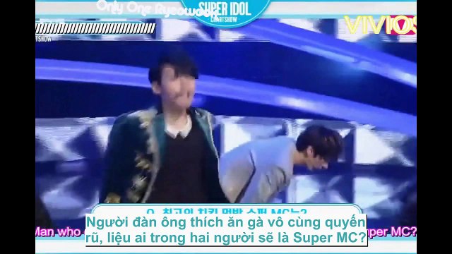 [Vietsub] 140808 Super Idol Chart Show - Đại chiến ăn gà của Ryeowook và Sungjong