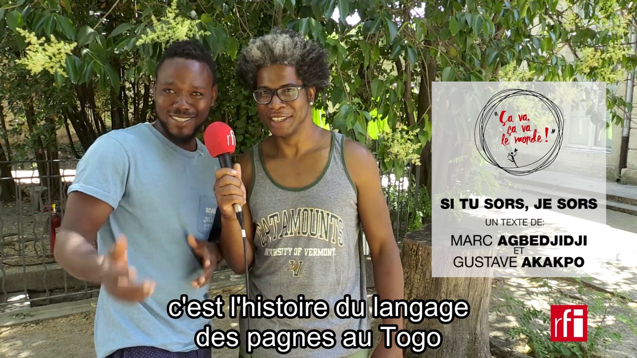 Marc Agbedjidji et Gustave Akakpo présentent "Si tu sors, je sors" #FDA16