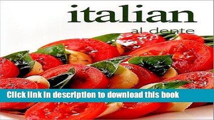 PDF Ultimate Cook Book: Italian al Dente  Read Online