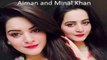 Twins Pakistani celebrities,ainy jaffri,zhalay sarhadi,ahsan khan