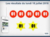 résultats tirage loto 18 juillet 2016