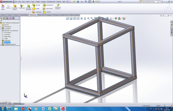 SolidWorks ile Weldment
