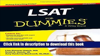 Download LSAT For Dummies  PDF Online