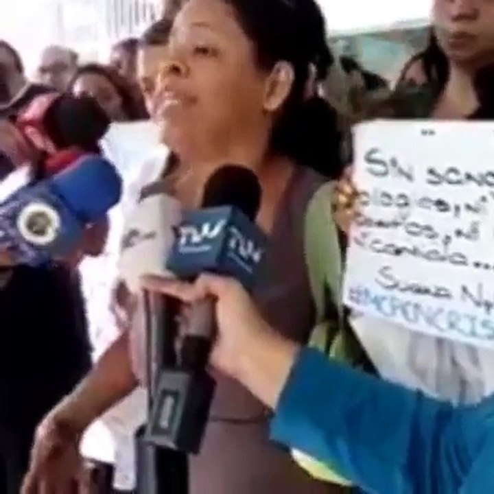 Protestan por falta de insumos en maternidad Concepción Palacios