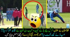 Ed Joyce in bizarre runout drama, He Stopped MidPitch as he scored a Boundary, what happened next is Bizarre! Must watch