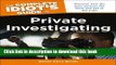 Read The Complete Idiot s Guide to Private Investigating, Third Edition (Idiot s Guides)  Ebook