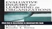 Read Books Evaluative Inquiry for Learning in Organizations (Soldier Creek Music Series; 4) E-Book