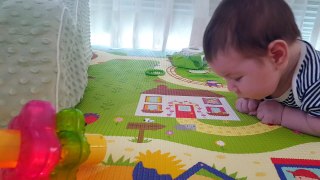 Maxwell tummy time June 2016