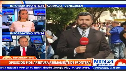 Oposición venezolana le exige al gobierno abrir de manera permanente la frontera con Colombia