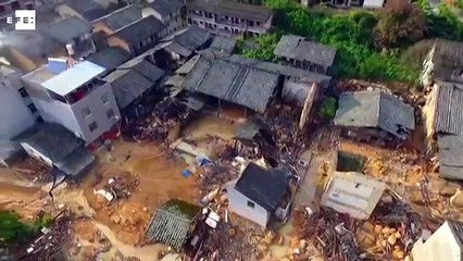 Alrededor de 83 muertos en China tras el paso del tifón Nepartak