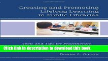 [PDF] Creating and Promoting Lifelong Learning in Public Libraries: Tools and Tips for