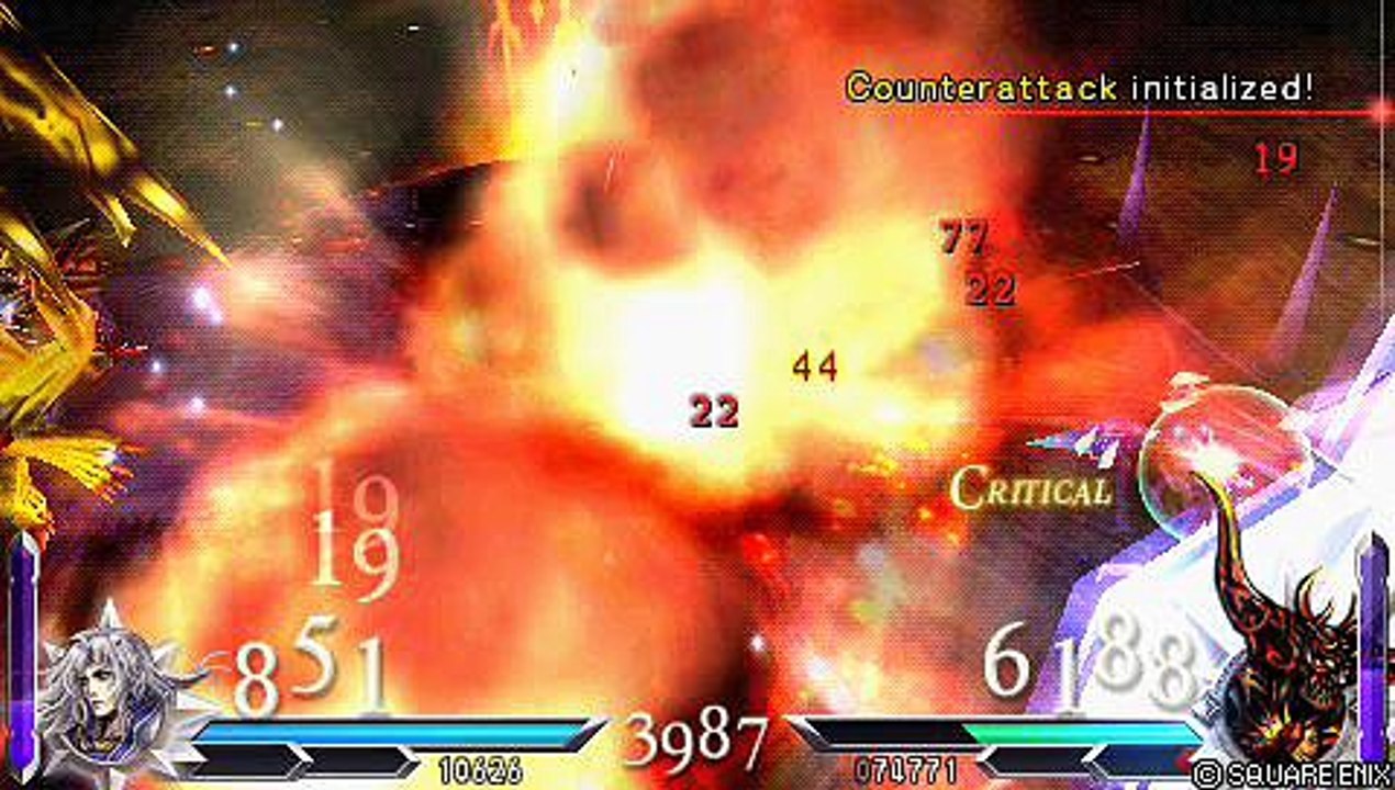 Dissidia Final Fantasy 012 Duodecim Cecil vs Feral Chaos