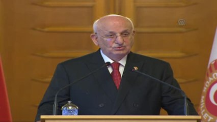 Rektörler, TBMM'yi Ziyaret Etti - TBMM Başkanı Kahraman (3)