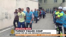 Turkey failed coup: Thousands detained or dismissed