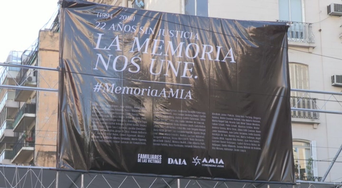 La comunidad judia en Argentina recuerda las víctimas del atentado a AMIA