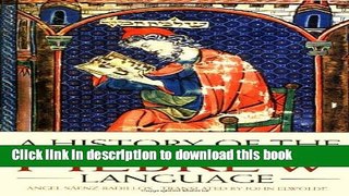 Read A History of the Hebrew Language  Ebook Free