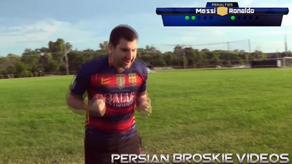 Cristiano Ronaldo vs. Messi - Crossbar Challenge _ In Real Life!