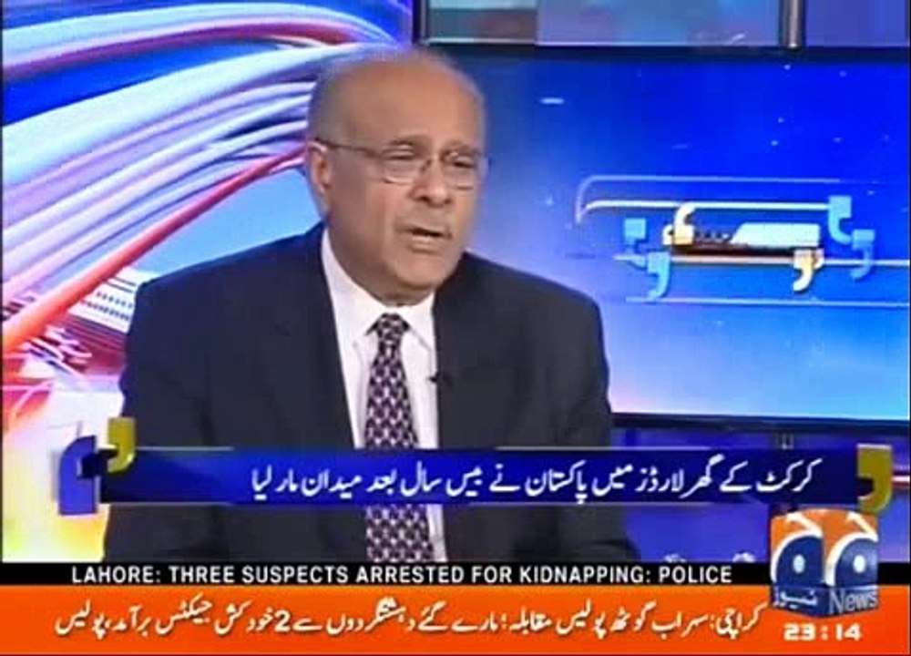 Najam Sethi Takes Away Credit of Pak's win in Lords from Army boot Camp and Reveals the real Reasons