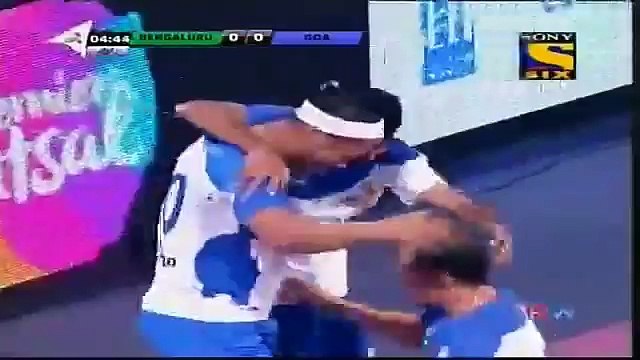 Ronaldinho marca 5 vezes ! Ronaldinho x Scholes - Premier Futsal Índia 2016 - Goa x Bangalore