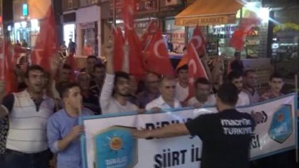 Siirt'te Gülen'in Temsili Tabutu Dolaştırıldı