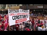 Protesto de centrais sindicais leva milhares às ruas de SP