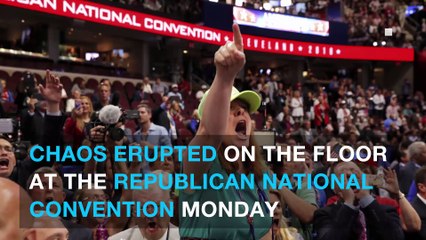 'Never Trump' faction sparks chaos at Republican National Convention