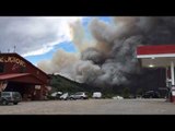 Cliff Creek Fire's Smoke Blocking View of Grand Tetons
