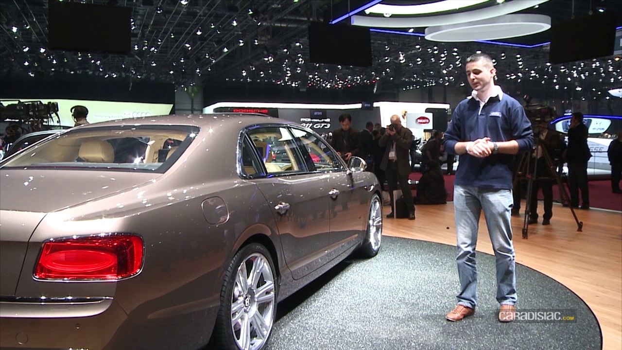 Genève 2013 - Bentley Flying Spur : une bonne évolution