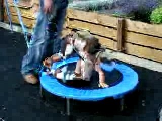 pas de mini trampoline pour les enfants