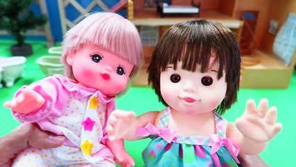 メルちゃん ぽぽちゃん ペット飼いはじめたよ サメが大暴れ My Pet Shark and Baby Dolls Mellchan Popochan