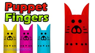 Make Your Own Easy Paper Finger Puppets - F2BOOK, Hand Made Origami Video 143