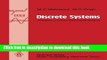 Read Discrete Systems: Analysis, Control and Optimization (Communications and Control Engineering)