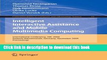 Read Intelligent Interactive Assistance and Mobile Multimedia Computing: International Conference,