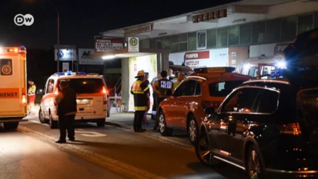 Беженец напал на пассажиров поезда в Баварии (19.07.2016)