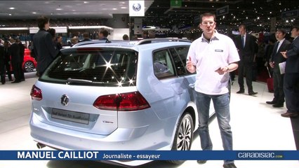 Genève 2013 - Volkswagen Golf 7 SW : en avant coffre !