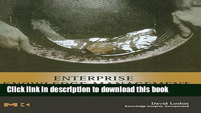 Read Enterprise Knowledge Management: The Data Quality Approach (The Morgan Kaufmann Series in