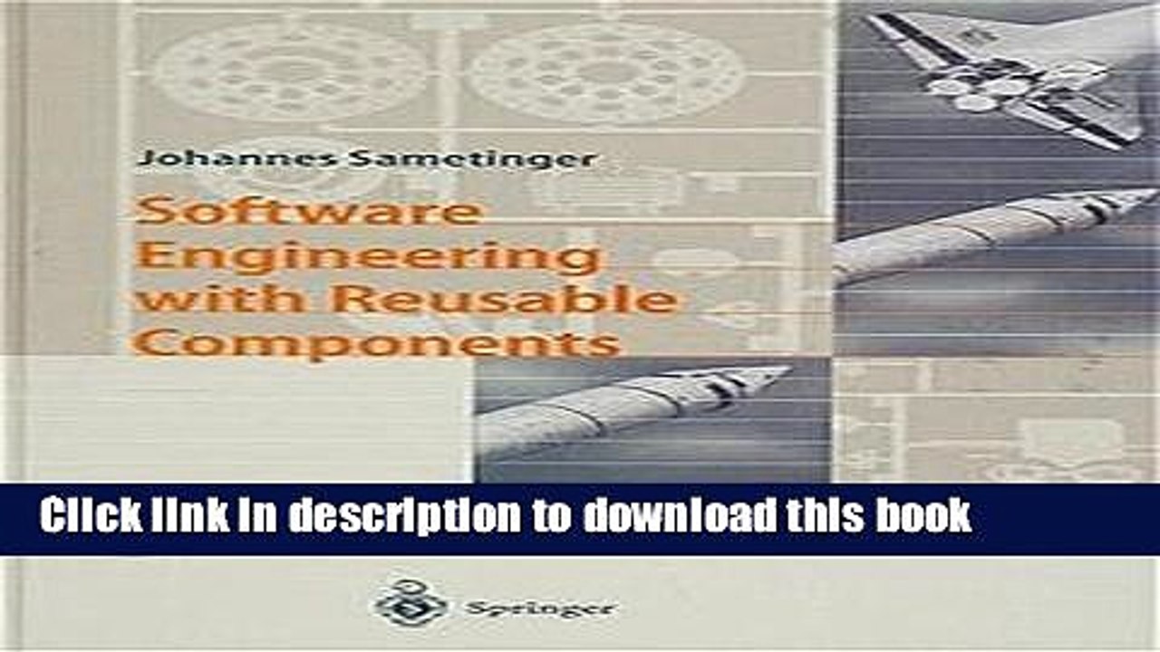 Read Software Engineering with Reusable Components  Ebook Free