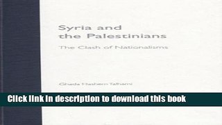 Download Syria and the Palestinians  Ebook Free