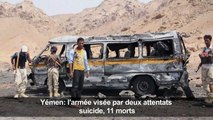 Yémen: l'armée visée par deux attentats suicide, 11 morts