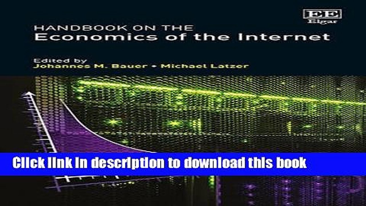 Download Handbook on the Economics of the Internet  Ebook Online