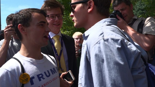 Is the country safe? Trump supporters, protesters answer