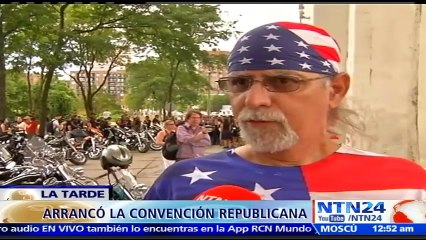 Protestas a favor y en contra de Trump durante Convención Republicana en Cleveland marcan división en el partido