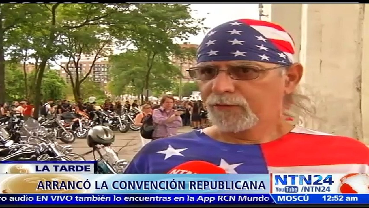 Protestas a favor y en contra de Trump durante Convención Republicana en Cleveland marcan división en el partido